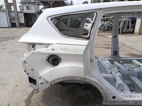 Quarter wing rear right Ford Escape MK3 13-19 white, on the body, bumpers