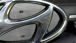 Radiator grille assembly Hyundai Elantra AD 19-20 with emblem without radar, sand, scratches
