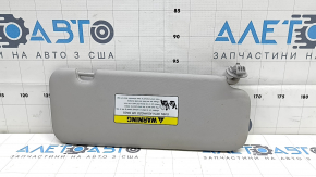 Left visor Hyundai Elantra AD 17-20 gray, without hook