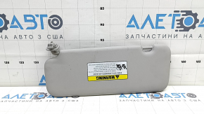 Right visor Hyundai Elantra AD 17-19 gray, without hook