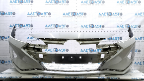 Front bumper bare Hyundai Elantra AD 19-20 white, cracked, scratched, broken mount