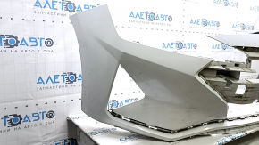 Front bumper bare Hyundai Elantra AD 19-20 white, cracked, scratched, broken mount