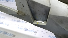 Front bumper bare Hyundai Elantra AD 19-20 white, cracked, scratched, broken mount
