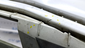 Front bumper bare Hyundai Elantra AD 19-20 white, cracked, scratched, broken mount