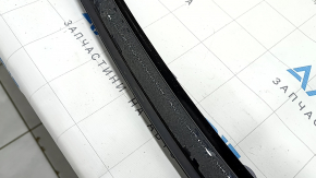 Upper front right door molding for BMW 3 G20 19-24, gloss black, with glass seal, glued in