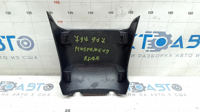 Ford Mustang mk6 15-23 rear center console trim, black, scratches