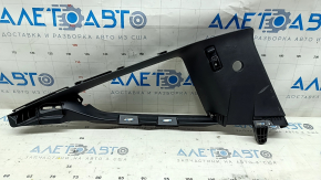 Ford Mustang mk6 15-23 coupe front left rear pillar trim, black, scratches