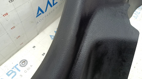 Rear right side panel of Ford Mustang mk6 15-23 coupe, black, scratches, worn