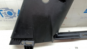Ford Mustang mk6 15-23 coupe front right rear pillar trim, black, scratches, worn