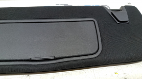 Left visor for Ford Mustang mk6 15-coupe, black, with controls, no hook, backlit, scratches, no cap
