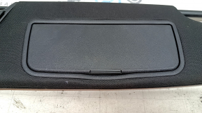 Right visor for Ford Mustang mk6 15-coupe, black, without hook, with backlight, without plug, cut off chip, scratches