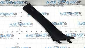 BMW 3 G20 19-24 black, scratched, front pillar trim, upper left