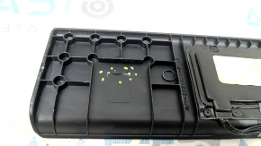 Right outer door sill trim for Ford Mustang mk6 15-23 coupe, black with backlight, scratches, broken mount