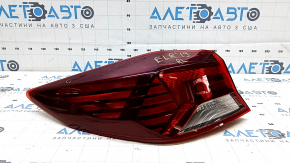 Left outer fender light for Hyundai Elantra AD 19-20 halogen with cover, scratched