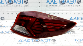 Right outer fender light for Hyundai Elantra AD 19-20 halogen with cover, scratch, missing mounting bolt