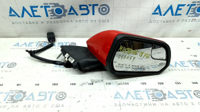 Right side mirror assembly for Ford Mustang mk6 15-23, 7 pins, folding, turn signal, heated, red
