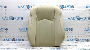 Upper driver's seat trim for a Lexus RX350 RX450h 20-22 leather, beige, heated, ventilated, water damaged