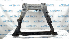 The front subframe of a Nissan Rogue 14-20 is rusty, 2 ribs are torn, 2 ribs have microcracks.