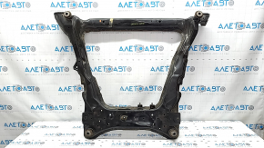 The front subframe of a Nissan Rogue 14-20 is rusty, 2 ribs are torn, 2 ribs have microcracks.