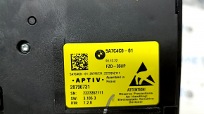 BMW 3 G20 19-25 front light, black, under the sunroof, SOS button cover mount is broken