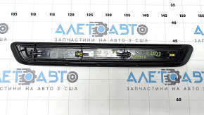 Front left outer door sill trim for BMW 3 G20 19-24, chrome, BMW lettering, scratches, crack in fastening