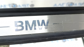 Front right outer door sill trim for BMW 3 G20 19-24, chrome, BMW lettering, scratches