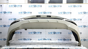 Rear bumper bare Hyundai Elantra AD 19-20 without parking sensors, white, scratches
