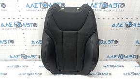 BMW 3 G20 22-24 driver's seat back upholstery, black perforated leather, heated, water damaged
