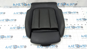 Driver's seat cushion upholstery for BMW 3 G20 22-24, black perforated leather, heated, water damage, dry cleanable