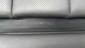 Driver's seat cushion upholstery for BMW 3 G20 22-24, black perforated leather, heated, water damage, dry cleanable