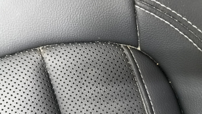 BMW 3 G20 22-24 passenger seat upholstery, black perforated leather, heated, water damage, dry cleanable