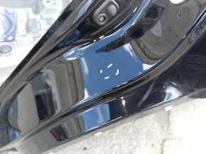 Quarter wing rear left Nissan Rogue 14-20 under BSM, on the body, black, butt, holes drilled