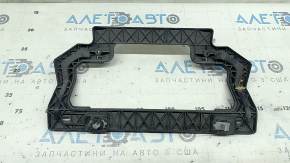 The rear bumper bracket, center, is broken on a Ford Mustang mk6 18-23.