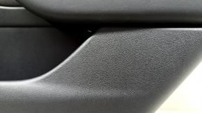 Door trim panel rear right Tesla Model 3 18-20 black leather with speaker with window control and door opening button, scratches, dented