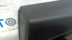 Door trim panel rear right Tesla Model 3 18-20 black leather with speaker with window control and door opening button, scratches, dented
