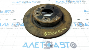 Rear left brake disc for Nissan Rogue 18-20 with electric handbrake, 290/16mm, rusty