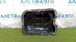 Oil pan Hyundai Sonata 11-15 hybrid 2.4 G4KK, 11-14 2.4 G4KJ dents, scratches