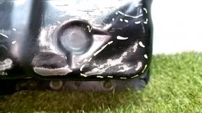Oil pan Hyundai Sonata 11-15 hybrid 2.4 G4KK, 11-14 2.4 G4KJ dents, scratches