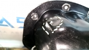 Oil pan Hyundai Sonata 11-15 hybrid 2.4 G4KK, 11-14 2.4 G4KJ dents, scratches