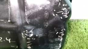 Oil pan Hyundai Sonata 11-15 hybrid 2.4 G4KK, 11-14 2.4 G4KJ dents, scratches