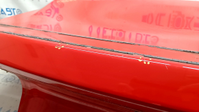 Ford Mustang mk6 15-23 coupe trunk lid with spoiler, red PQ, bumpers