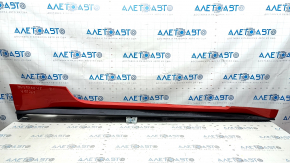 Right threshold Ford Mustang mk6 15-23 red, worn