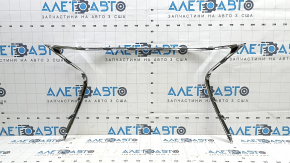 Front bumper grille frame for Lexus ES300h ES350 13-15 pre-rest chrome, scratched