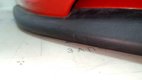 Front bumper assembly for Ford Mustang mk6 18-23, restyling, red, scratches, scuffs, sand, bumps