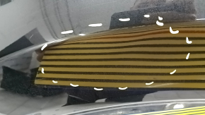 Nissan Rogue 14-20 front left fender, black, G41, dents