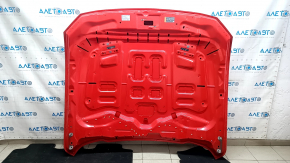 Naked hood Ford Mustang mk6 18-23, rest for air ducts, aluminum, red PQ, sand