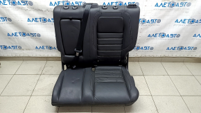 Rear seats, 2nd row, left, Ford Escape MK3 17-19, black leather, dents, dry cleanable
