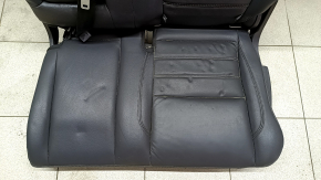 Rear seats, 2nd row, left, Ford Escape MK3 17-19, black leather, dents, dry cleanable