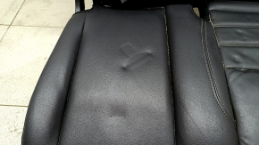Rear seats, 2nd row, left, Ford Escape MK3 17-19, black leather, dents, dry cleanable