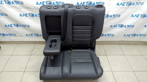 Rear seats, 2nd row, left, Ford Escape MK3 17-19, black leather, dents, dry cleanable